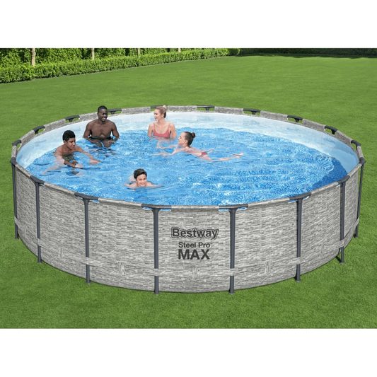 Power Steel Swimming Pool 549x122 cm - High-Quality Above-Ground Pool